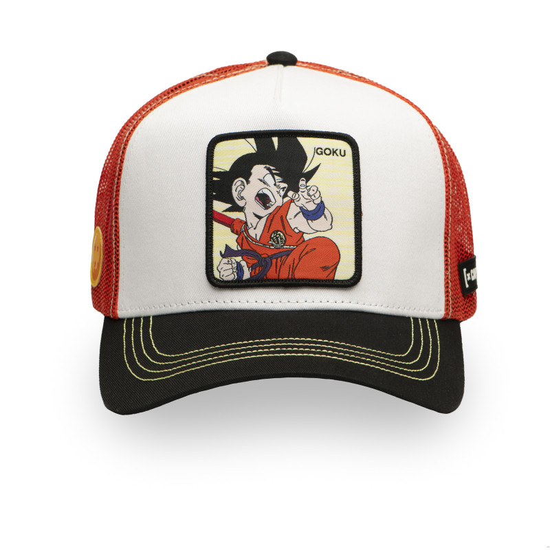 Casquette trucker avec filet Dragon Ball Kid Goku Casquette trucker avec filet Dragon Ball Kid Goku