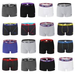Pack Surprise de 6 Boxers coton homme Umbro