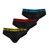 Lot de 3 slips homme en coton ceinture colorée  Bak Lot de 3 slips homme en coton ceinture colorée  Bak