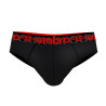 Lot de 3 slips homme en coton ceinture colorée  Bak Lot de 3 slips homme en coton ceinture colorée  Bak