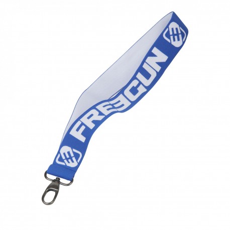 Keyring Freegun bleu marine et blanc