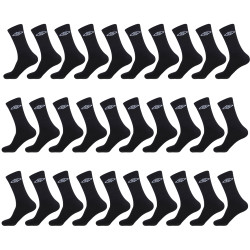 Lot de 30 Paires de Chaussettes Tennis homme UMBRO Noir