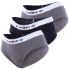 Lot de 3 Culottes femme coton Umbro