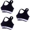 Lot de 3 Brassières coton femme