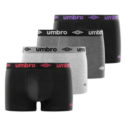 Lot de 4 Boxers coton homme Uni