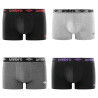 Lot de 4 Boxers coton homme Uni