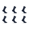 Lot de 6 paires de chaussettes de ville homme Navy