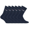 Lot de 6 paires de chaussettes de ville homme Navy