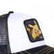 Casquette Capslab Pokemon Pikachu Blanc et Noir