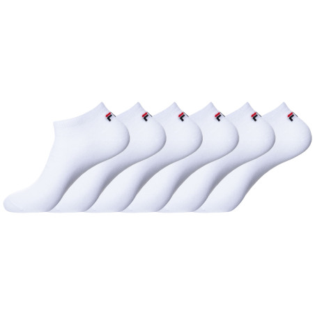 Lot de 6 Paires de Chaussettes Socquettes homme Fila Blanc