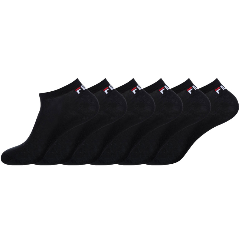 Lot de 6 Paires de Chaussettes Socquettes homme Fila Noir Lot de 6 Paires de Chaussettes Socquettes homme Fila Noir