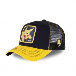 Casquette Capslab Pokemon Pikachu Noir et Jaune