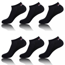 Lot de 6 Paires de Chaussettes Socquettes homme Fila Noir