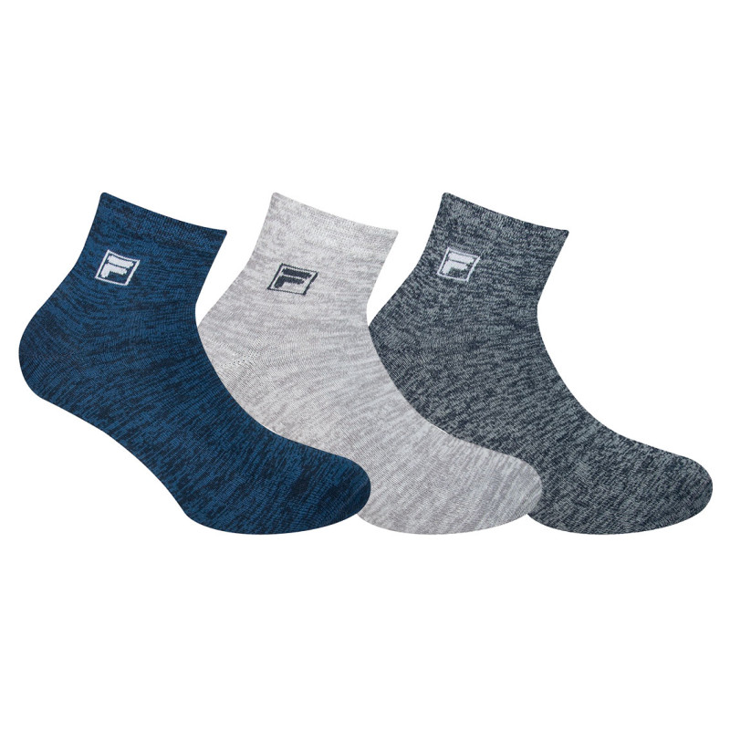 Lot de 3 Paires de Chaussettes Quarters Homme F9303
