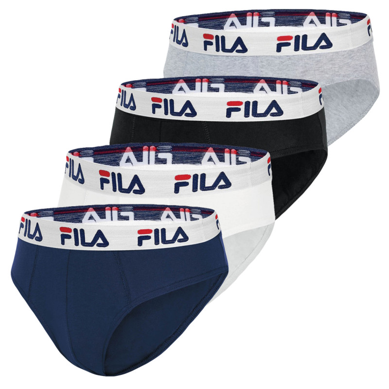 Lot de 4 Slips coton homme FU5015 Lot de 4 Slips coton homme FU5015
