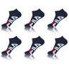 Lot de 6 Paires de Chaussettes Socquettes homme 9199 Fila Bleu