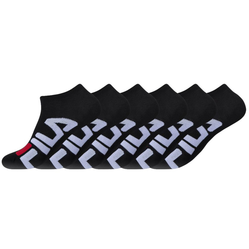Lot de 6 Paires de Chaussettes Socquettes homme 9199 Fila Noir Lot de 6 Paires de Chaussettes Socquettes homme 9199 Fila Noir
