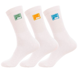 Lot de 3 Paires de Tennis homme 9000 Blanc