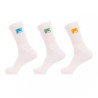 Lot de 3 Paires de Tennis homme 9000 Blanc