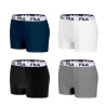 Lot de 4 Boxers coton homme FU5016