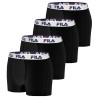 Lot de 4 Boxers coton homme FU5016 Noir