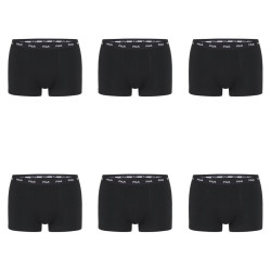Lot de 6 boxers homme Fila FU5256 Noir