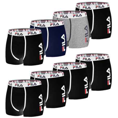 Lot de 8 Boxers coton homme FU5040
