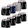 Lot de 8 Boxers coton homme FU5040