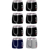 Lot de 8 Boxers coton homme FU5040