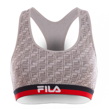 Brassiere coton femme FU6056 Brand Gris