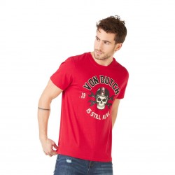 T-shirt homme Von Dutch Rags Rouge